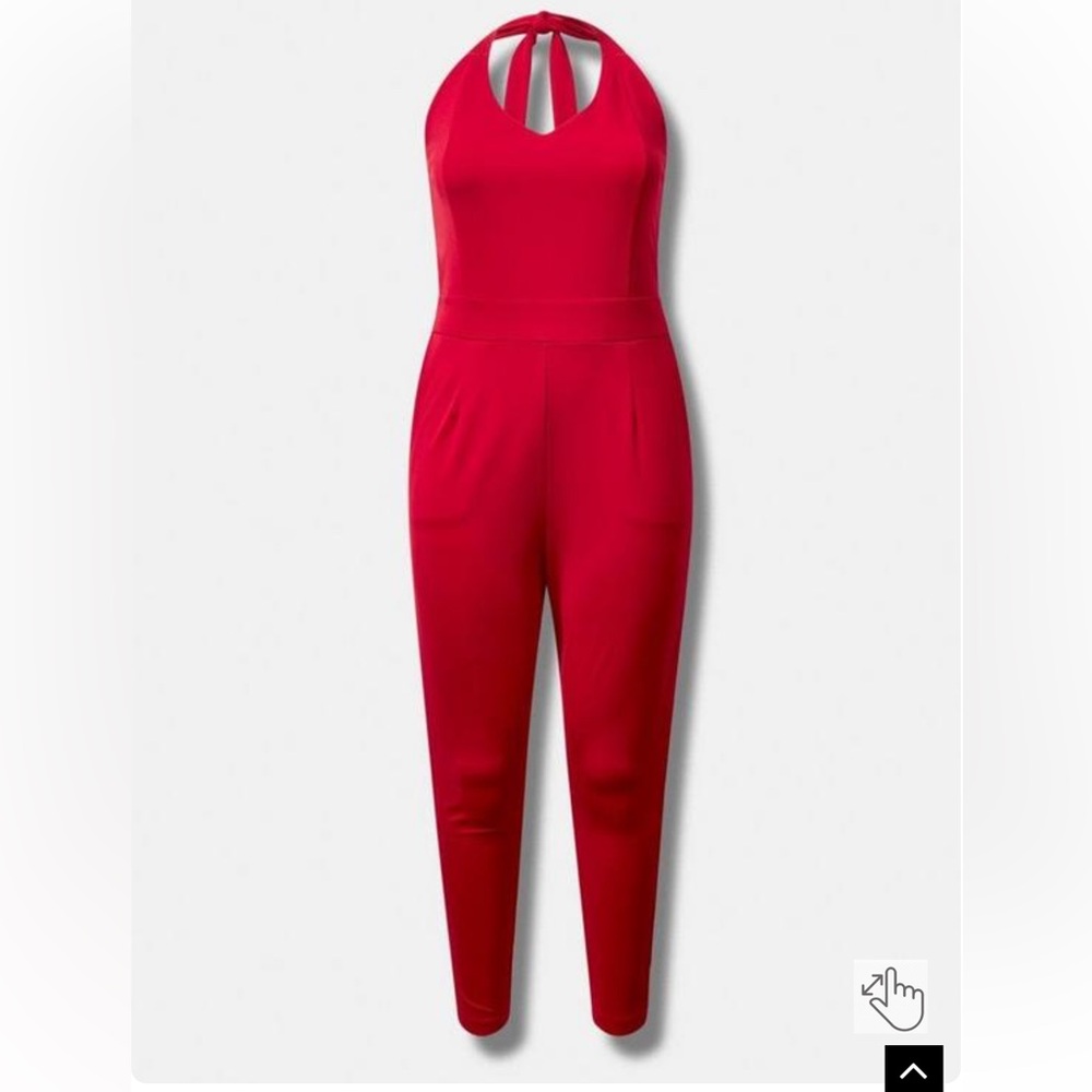 TORRID MARILYN MONROE Halter Jumpsuit 1X - Picture 3 of 6